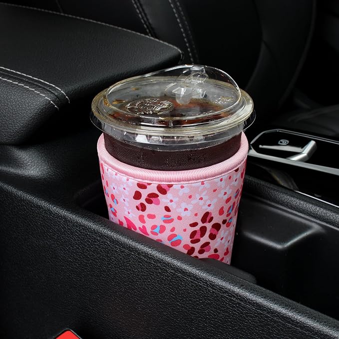 3 Pack Reusable Iced Coffee Sleeves - Image 3