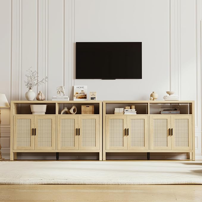 Mericonia Rattan Buffet Cabinet - Image 7