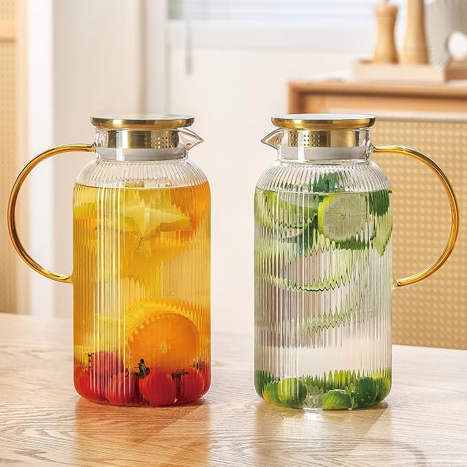 Buaic 2 PACK Glass Pitcher - Image 7