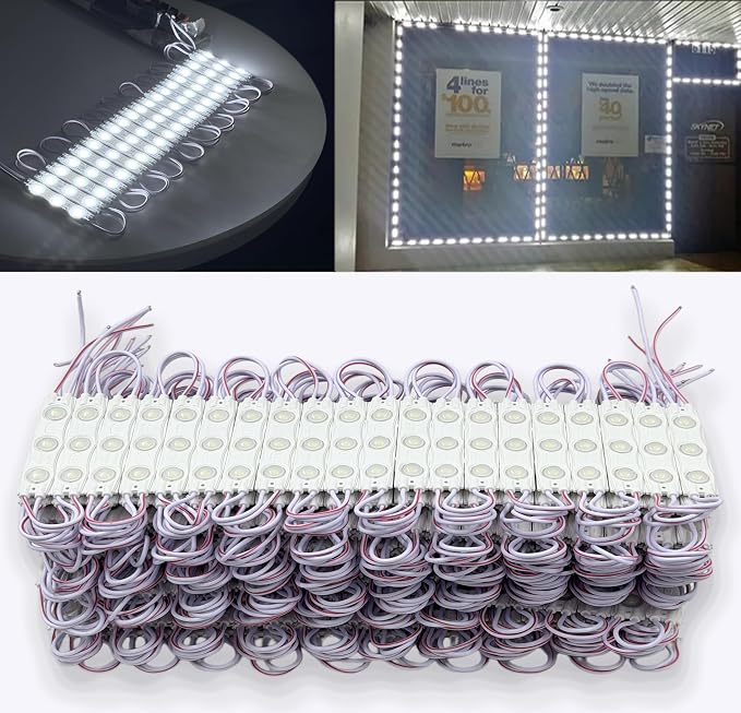 400 Pcs Cool White 12000-14000K 1.5W LED Module Light Strip, Storefront Lights by %F0%9F%8C%9FKBLEDLAMP%F0%9F%8C%9F