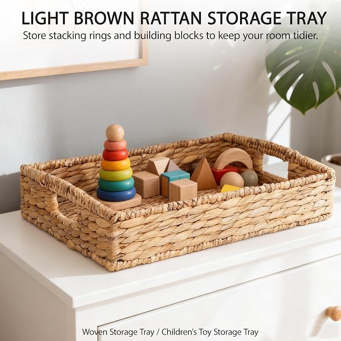 Hand Woven Water Hyacinth Storage Basket - Image 3