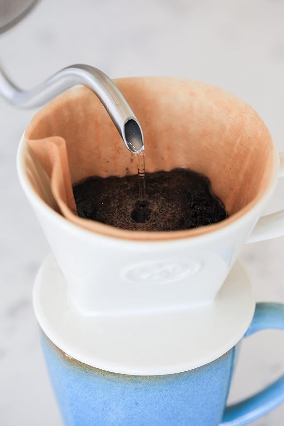 Simply Charmed Ceramic Pour Over Coffee Maker - Image 5