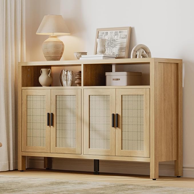 Mericonia Rattan Buffet Cabinet - Image 3