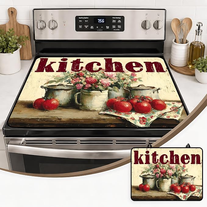 Multi-Design Stove Top Cover for Glass/Electric Stoves, 3-in-1 Counter by seewan