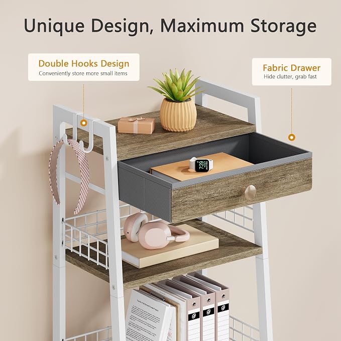 Gewudraw 4-Tier Ladder Shelf - Image 6