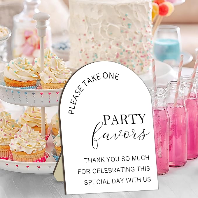 Party Favors Sign, Favors Bar Station Sign - Image 3