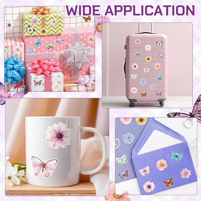 Haooryx Butterfly Flower Sticker Roll - Image 7