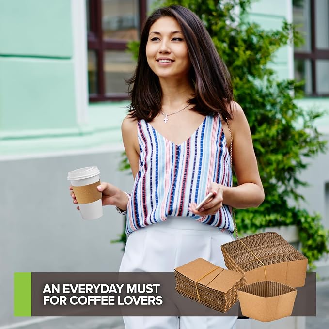 Stock Your Home 1000 Count Coffee Cup Sleeves - Image 7