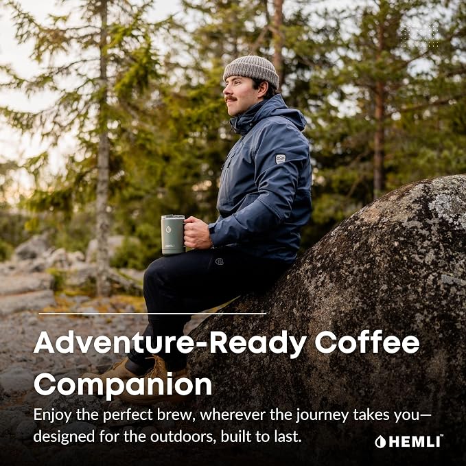 16 oz Pour Over Camping Coffee Maker Set– Vacuum Insulated Mug - Image 9