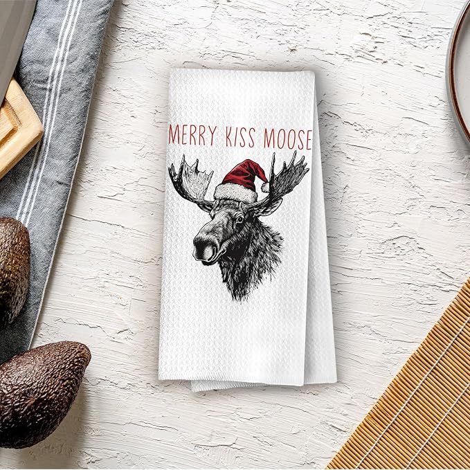 Moose Christmas Kitchen Towels - Image 4