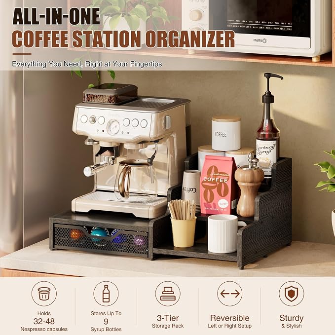 Coffee Station Organizer Compatible - Image 3