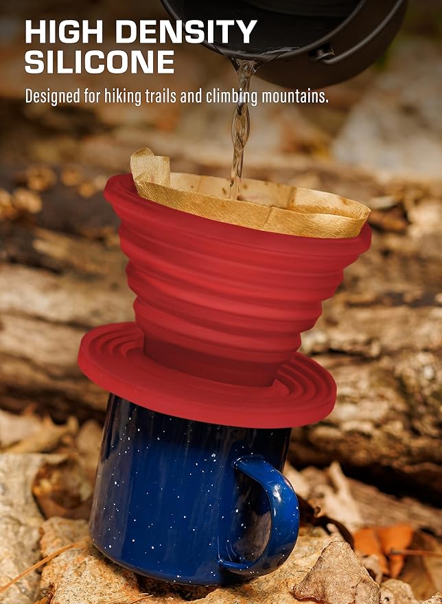 COLETTI Sierra Camping Pour Over Coffee Dripper — Collapsible Pour Over Coffee - Image 6