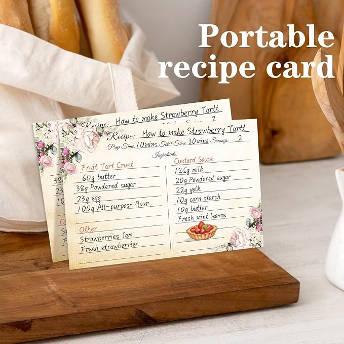 Premium Double-Sided Recipe Cards 4x6 - Image 6