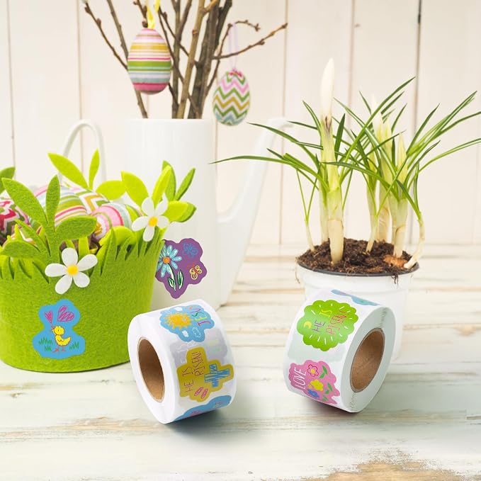 Haooryx Easter Kids' Sticker Rolls - Image 5