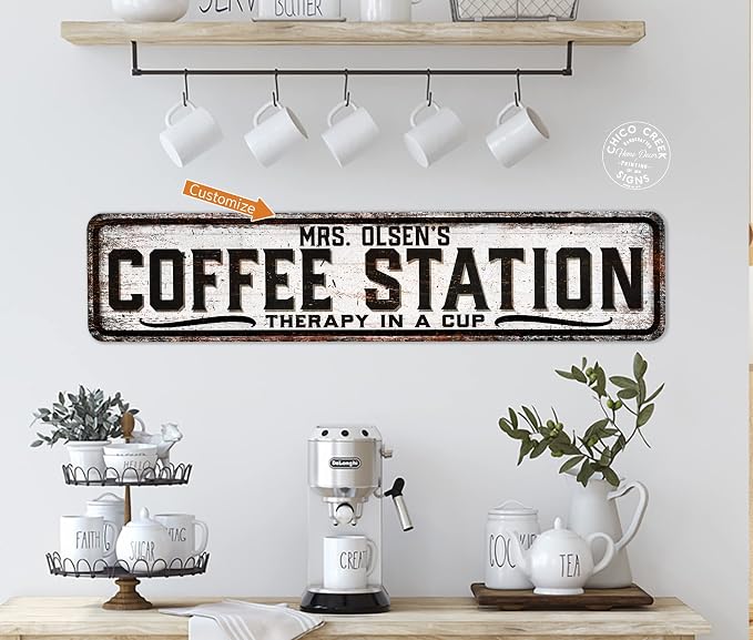 Custom Coffee Bar Sign - Image 2