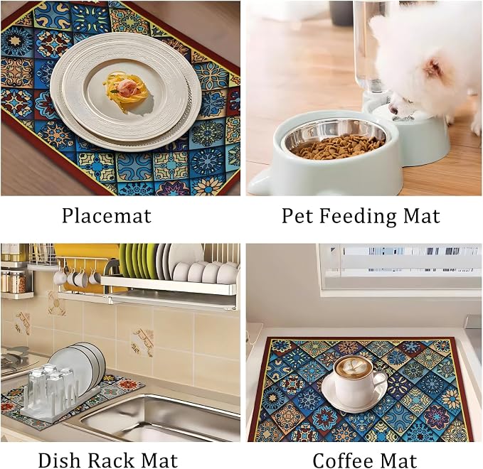 Coffee Mat, 16 x 24 inch Coffee Maker Mat - Image 5