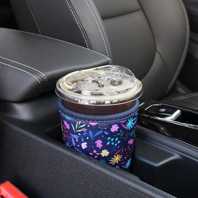 2 Pack Reusable Iced Coffee Sleeves - Image 3