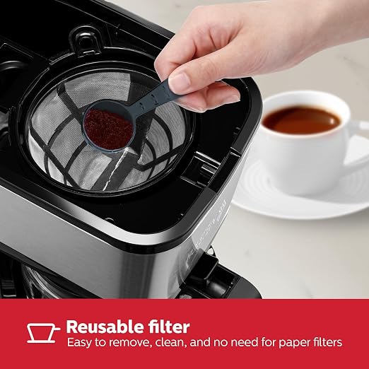 Holstein Housewares 5 Cup Coffee Maker – Compact Drip Coffee Machine - Image 5