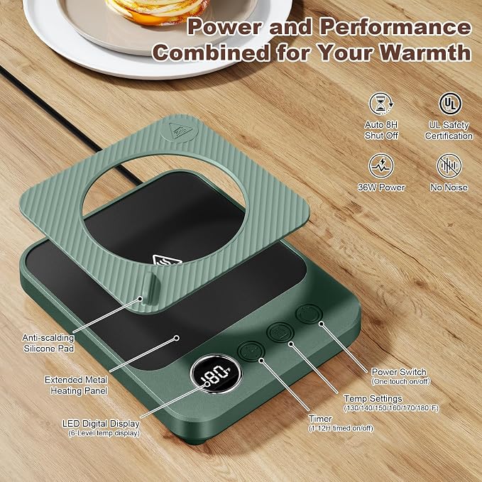 Felibeaco Coffee Mug Warmer & Mug Set - Image 5