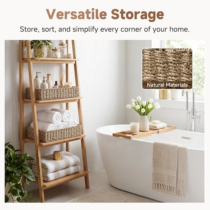 StorageWorks Large Seagrass Tray - Image 4