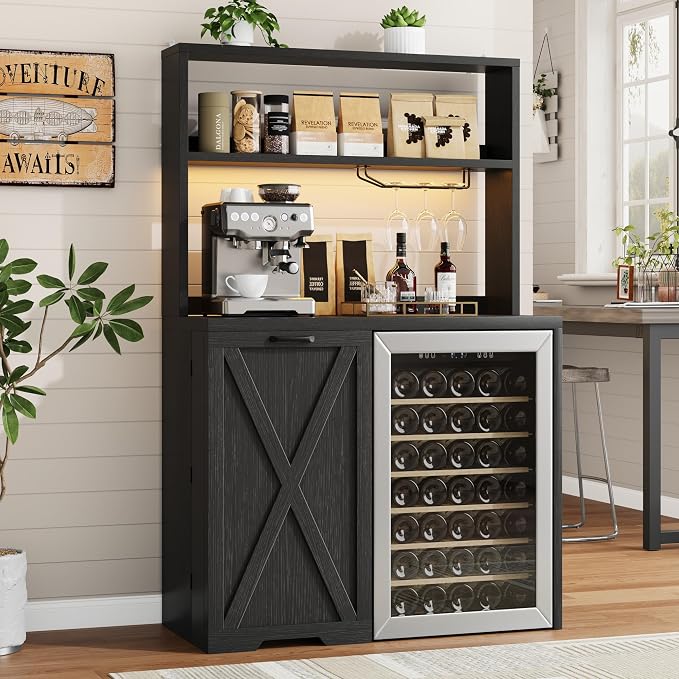 Jocoevol Coffee Bar Cabinet - Image 4