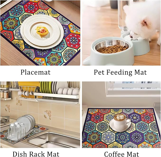 Coffee Mat, 16 x 24 inch Coffee Maker Mat - Image 6