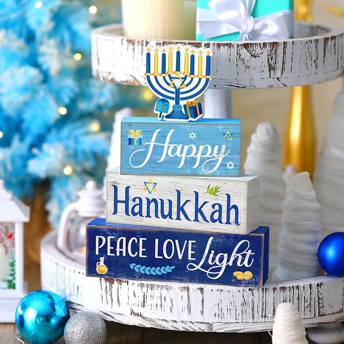 Moucuny 4 Pcs Hanukkah Decorations - Image 6