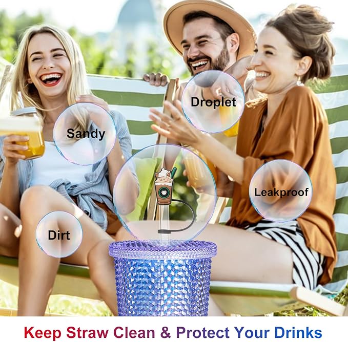 Straw Cover Compatible With Starbucks Cup, Splash Proof - Image 7