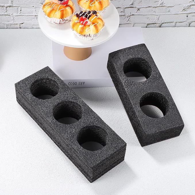 GANAZONO 4 Pcs Foam Beverage Carriers Cup Holder Trays Drink Holders Portable - Image 8