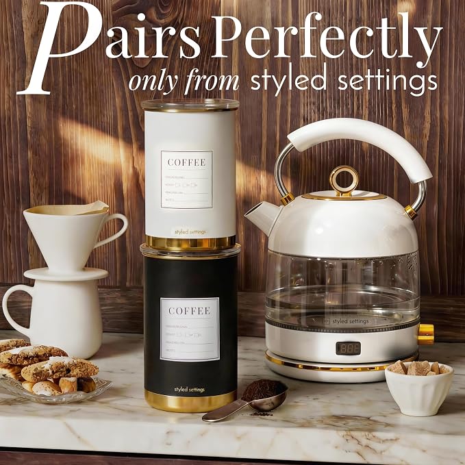 STYLED SETTINGS Vacuum Coffee Canister - Image 8