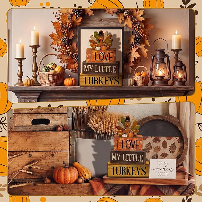 Lineshading 4 Pcs Fall Table Decorations - Image 4