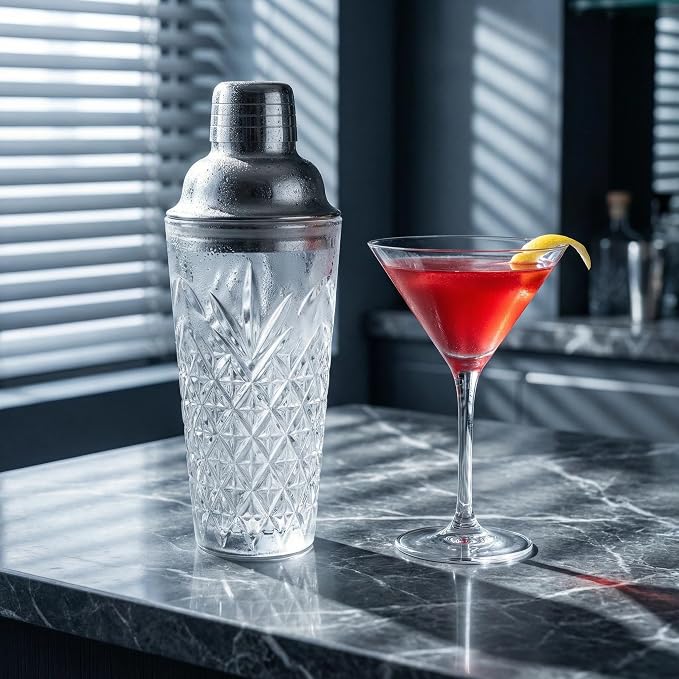Elegant Glass Cocktail Shaker Set - Image 6