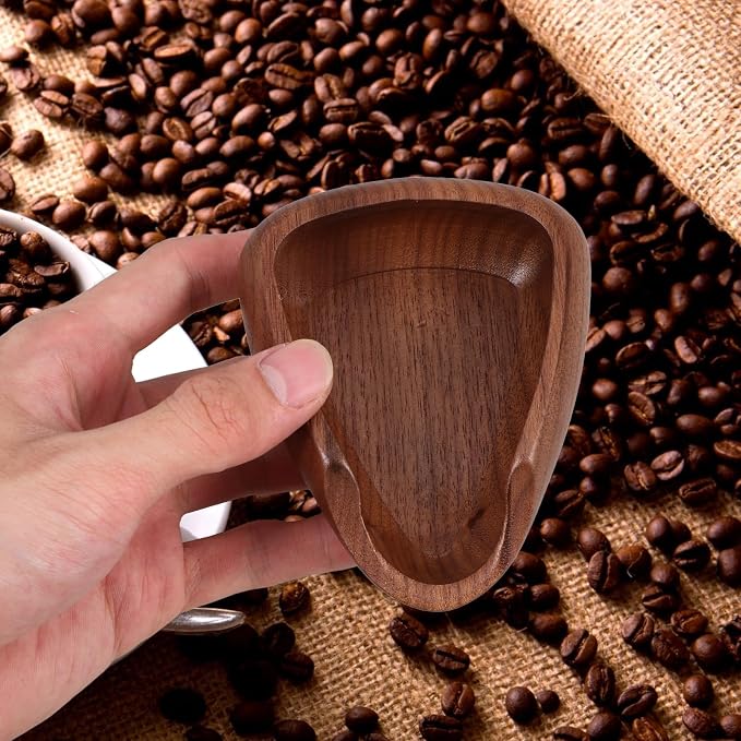 Wood Coffee Bean Dosing Tray for Precise Dose Measuring - Image 5