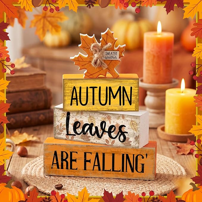 Lineshading 4 Pcs Fall Decoration - Image 2