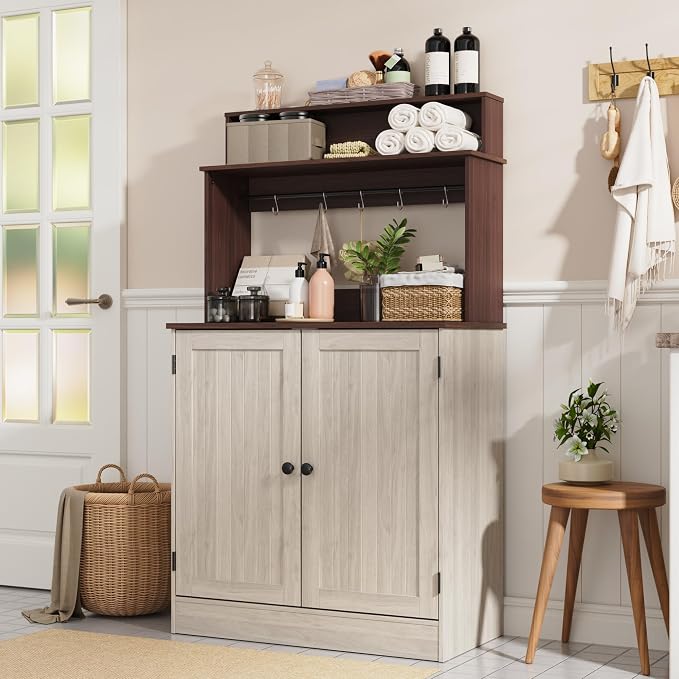 MHOM Farmhouse Bar Cabinet - Image 5
