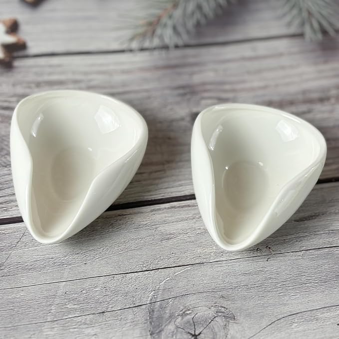 2PCS Ceramic Coffee Bean Dosing Cup – Precise Coffee Grounds Measuring Tool – by HOMUS