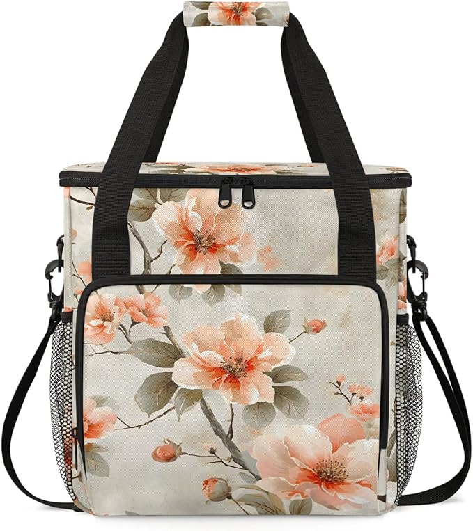 Cherry Blossom Flower Coffee Maker Carring Bag, Large Insulated Storage by Home