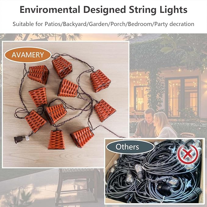 Outdoor-String-Lights-Waterproof, Boho Lantern String Lights - Image 6