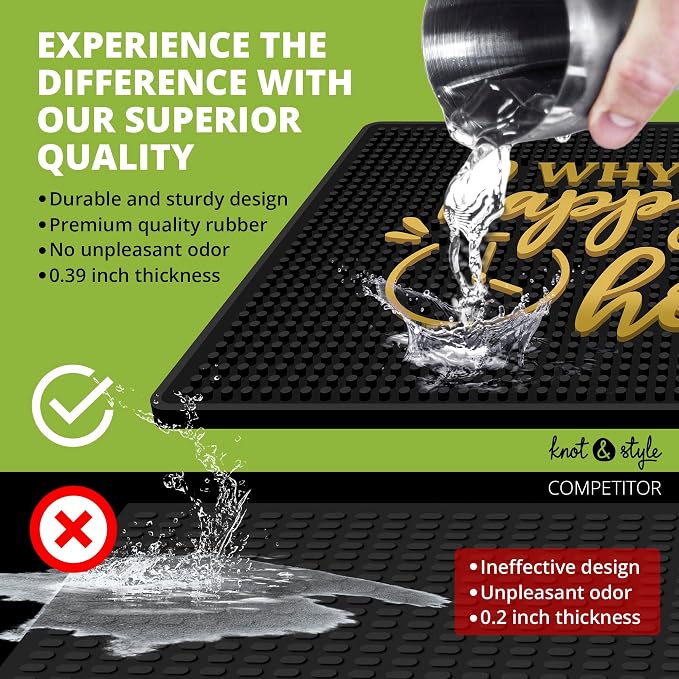Why Limit Happy Hour Bar Mat - Image 7