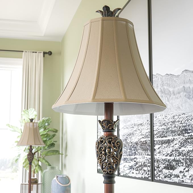 Kenroy Home 20182GR Iron Lace Buffet Lamp - Image 4