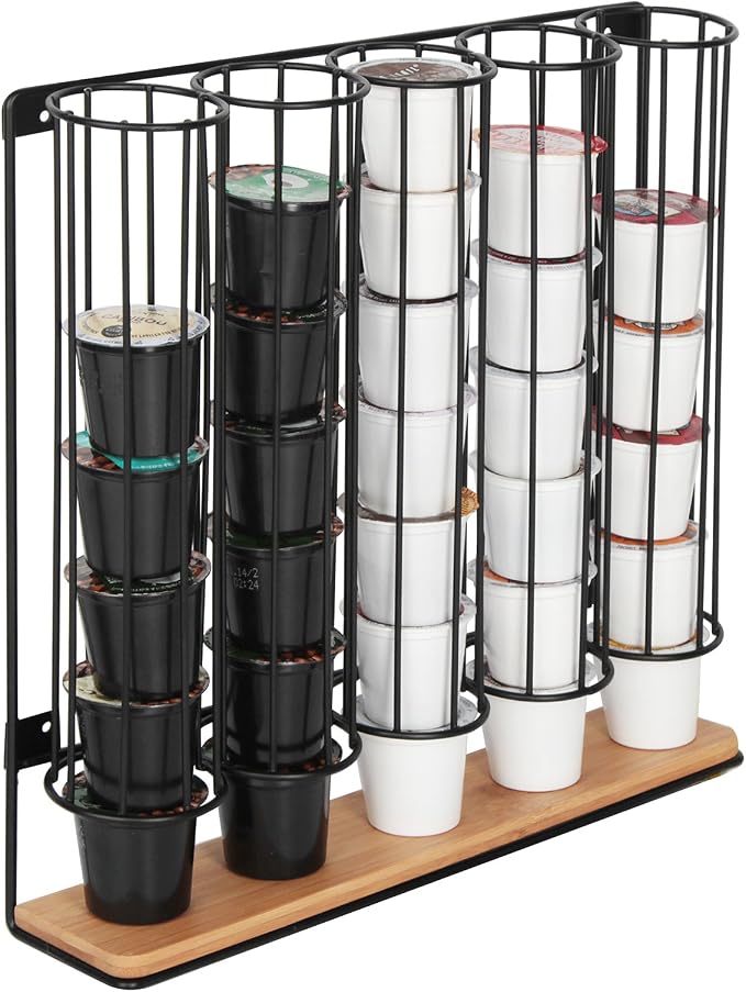 J JACKCUBE DESIGN K Cup Holder, Coffee Pod Holder, K Cup Organizer Wall Mount - Image 4
