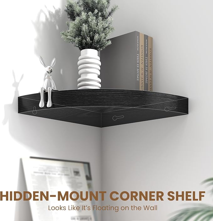 Fun Memories Floating Corner Shelves Set of 2 - Image 4