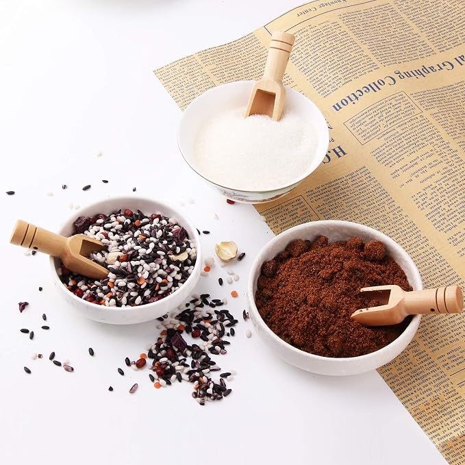 Small Wooden Scoops, Little Wooden Spoons - Image 9