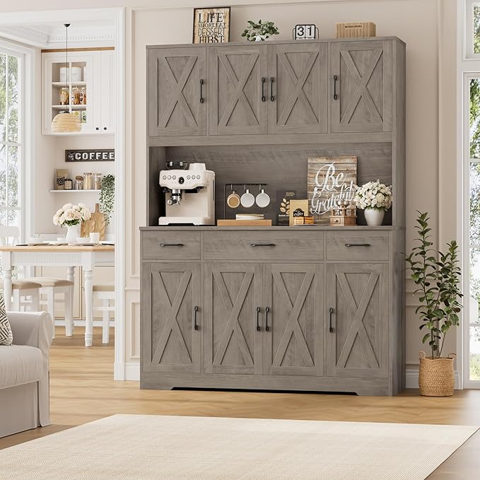 HOSTACK 71" Tall Pantry Cabinet - Image 5