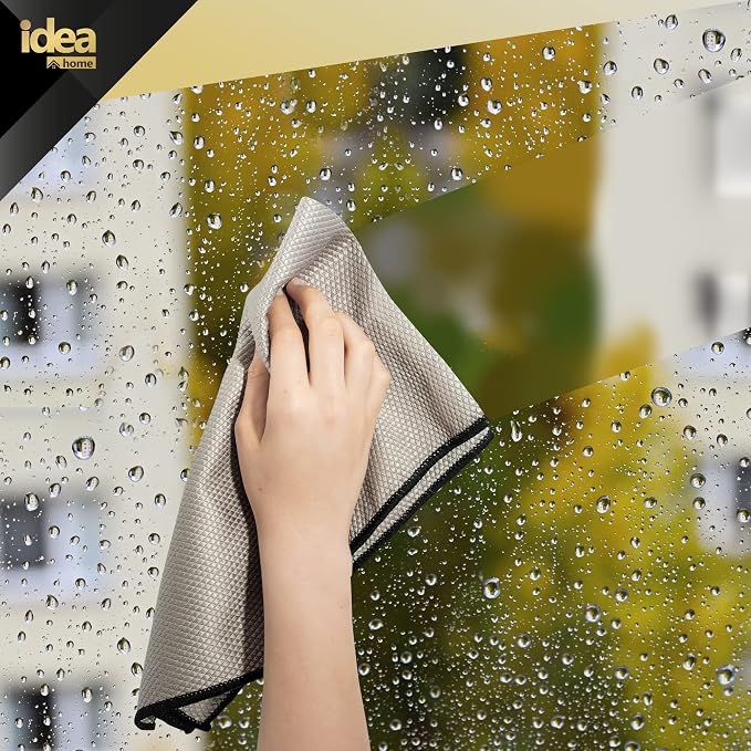 Idea Home Premium Fish Scale Microfiber Cloth – Ultra-Clear, Lint-Free & - Image 8
