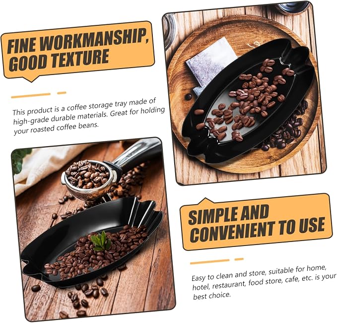 500g Coffee Bean Display Tray Lightweight Measuring and Serving Tray - Image 5