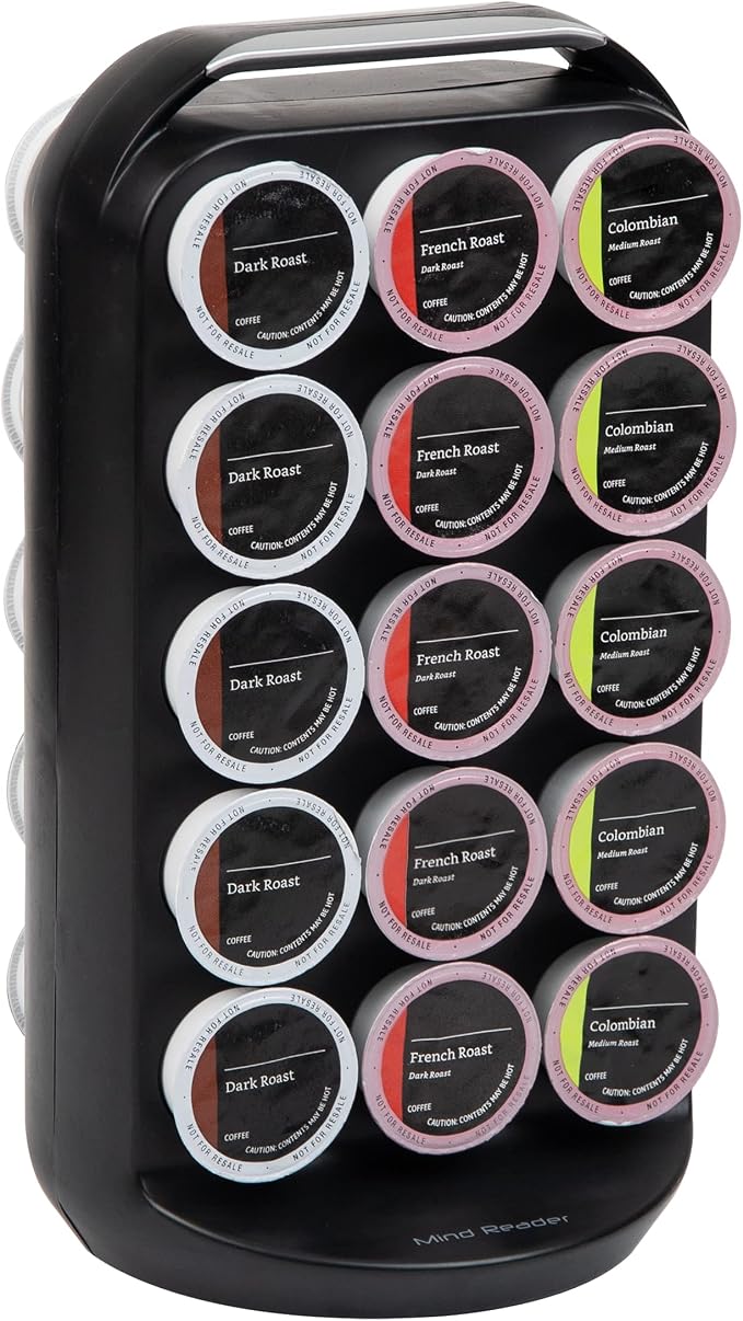 Mind Reader Single Serve Coffee Pod Storage, 30 Pod Capacity, Countertop by MindReader