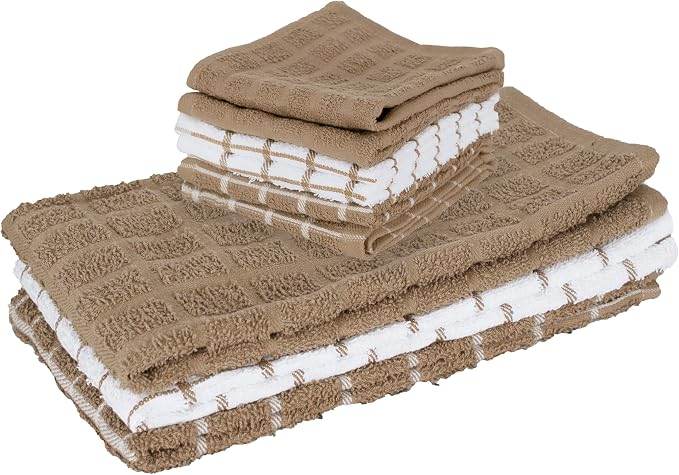 Ritz Premium 3-Pack Kitchen Towel & 6-Pack Dish Cloth Set by RITZ