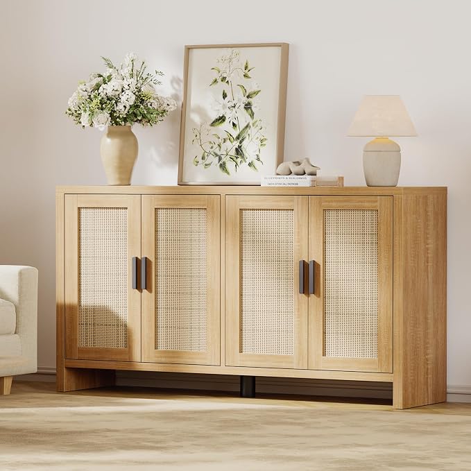 Mericonia Rattan Buffet Cabinet - Image 3
