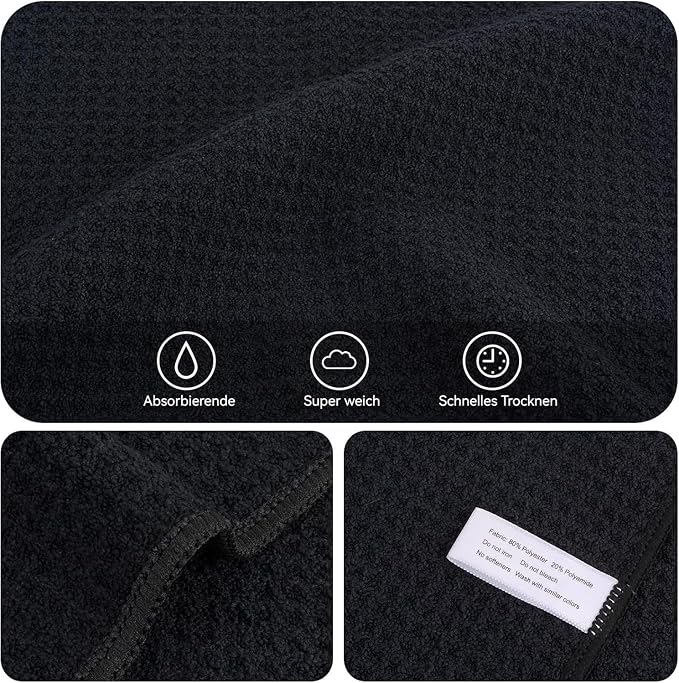 KinHwa Microfiber Dish Cloths Thick Waffle Weave Kitchen Dish Rags Ultra - Image 4